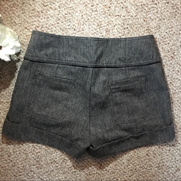 Button Front Cool Weather Shorts - Picture 2 of 7